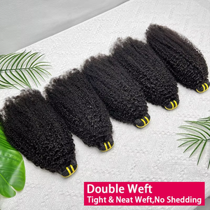 1/3/4 Pezzi di Ciocche di Capelli Ricci <span class=keywords><strong>Afro</strong></span> Indiani, <span class=keywords><strong>Extension</strong></span> di Capelli Umani Remy Naturali, 10-30 Pollici, Ricci <span class=keywords><strong>Afro</strong></span> 4B 4C - Product Image 2