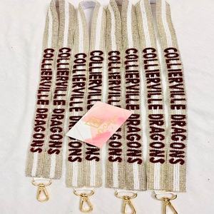 Latest Indian Handcrafted Beaded <b>Headbands</b> with <b>Sequins</b> Fashion Bag Straps with Zipper Closure - Product Image 3