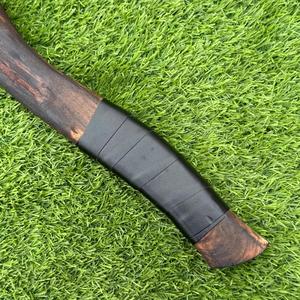 Hand-Forged Industrial High Carbon Steel <b>Axe</b> Custom OEM Ashwood <b>Handle</b> Bearded Hatchet Leather Sheath Camping Bushcraft - Product Image 2