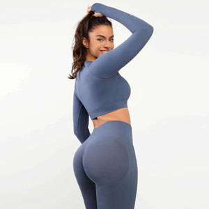 <b>Stretch</b> Sculpt Womens Leggings Custom Logo Yoga Tights Breathable Athletic Wear For Gym And Sports - Product Image 5