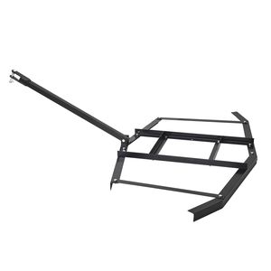 Grada de arrastre de acero Q235 de 66 pulgadas de ancho con barras ajustables, enganche de pasador y soporte para tractor, niveladora de entrada de 50 pulgadas - Product Image 5
