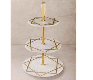 <b>Marble</b> And Brass <b>Cake</b> <b>Stand</b> Customizable <b>Marble</b> <b>Cake</b> <b>Stand</b> For Celebration <b>Marble</b> <b>Cake</b> <b>Stand</b> Best Prices - Product Image 5