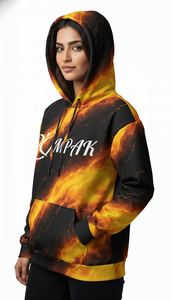 เสื้อฮู้ดดี้โอเวอร์ไซส์สไตล์สตรีทแวร์ลำลองสำหรับฤดูหนาว พรีเมียม  แบบยูนิเซ็กซ์  พร้อมลายปักพิมพ์ซับลิเมชั่น สำหรับใส่ในชีวิตประจำวัน - Product Image 4