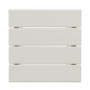 Tavolino Quadrato in HDPE Bianco a Strato Singolo 36*36*47cm per Uso Esterno - Product Image 3