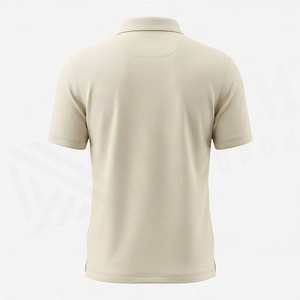 เสื้อโปโลแขนสั้นคุณภาพสูงสำหรับผู้ชาย ผ้าฝ้ายแห้งเร็ว ไซส์ใหญ่ ลายเรียบแบบกำหนดเอง ชุดกีฬา สีตามสั่ง - Product Image 2