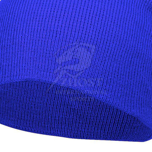 Royal Blue Stretchable Wool Blend Beanie Hat Solid Knit <b>Winter</b> <b>Cap</b> Adjustable Unisex Cuff Embroidery Common for Outdoor - Product Image 6