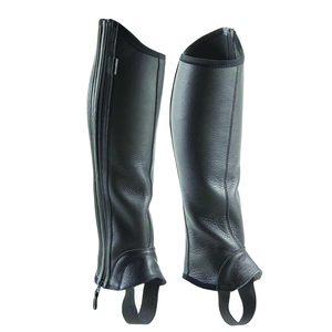 New High Quality Half Horse <b>Riding</b> <b>Chaps</b> for Men and Women Leather Equipment Genuine Leather <b>Chaps</b> for Sale Custom Logo & Design - Product Image 2