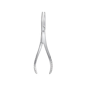 Pinzas para Necrosis Sequestrum Rectas de 203 mm de Largo con Mandíbulas Finas de Acero Inoxidable, Instrumento Quirúrgico Ortopédico, Fabricante de Pakistán - Product Image 1