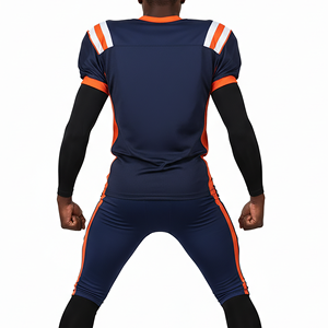 Uniforme de football américain personnalisé à prix avantageux, de haute qualité, respirant, avec nom et logo personnalisés, sublimé pour hommes - Product Image 2