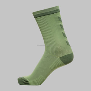 Vente en gros Logo personnalisé Chaussettes de compression Athletic Crew Chaussettes de sport unisexes à coussin blanc avec logo - Product Image 6