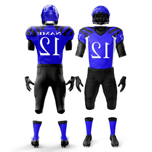 Uniforme de Fútbol Personalizado con Camiseta de Manga Corta y Pantalones Acolchados 100% Poliéster, Número y Nombres de Jugador del Equipo - Product Image 4