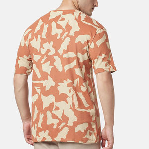 เสื้อยืดคุณภาพสูงขายส่ง 100% ผ้าฝ้าย สำหรับผู้ชาย เสื้อยืดเรียบๆ สั่งพิมพ์ลาย DTG ได้ เสื้อยืดโอเวอร์ไซส์ สีพื้น - Product Image 3