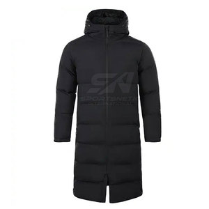 Manteau long matelassé chaud et confortable avec des coutures durables et un look élégant pour un confort par temps froid - Product Image 1
