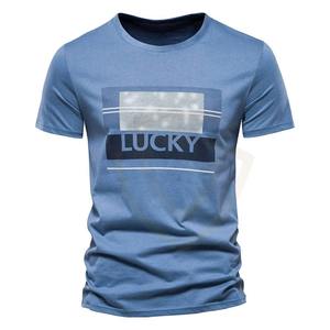 Camiseta de Hombre de Color Sólido, Cuello Redondo, Fabricada en Pakistán, Venta Directa de Fábrica, Estilo Urbano - Product Image 1