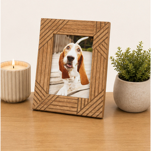 Wholesale Geometric Carved Solid <b>Wood</b> Photo <b>Frame</b> Tabletop Handcrafted Wooden <b>Picture</b> <b>Frames</b> for Home Office Decor - Product Image 2