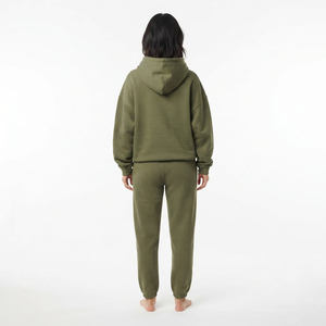 Custom Cotton Women's Tracksuit Hooded And Jogger <b>Set</b> Oversized Casual Hoodie Drop Shoulder Wholesale Manufacturer - Product Image 2