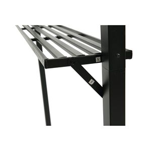 Gazebo a Doppio Livello 8 X 5 Piedi con Tetto Morbido per Esterni, Struttura in Acciaio con Barra di Aggancio, Pergola, Padiglione, Tenda Riparo - Product Image 3
