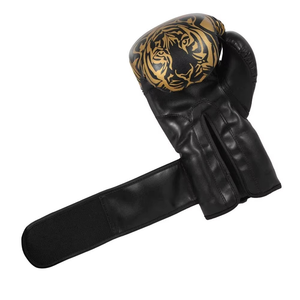 Gants de boxe sur mesure de qualité supérieure OEM, fabriqués en cuir de vache véritable, gants de Muay Thai, gants de boxe professionnels pour le sparring - Product Image 5