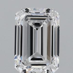 3.22ct มรกต VVS2เพชรหลวมอดีตชัดเจน10.09-6.84-4.64 67.8ตารางความลึก IGI - Product Image 1