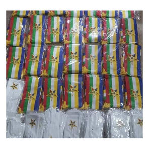 Faja Masónica Bordada a Mano, Faja de la Estrella del Este OES, Cinco Diseños de Logotipos para Cuello de Grado 4 del Rito Escocés, Disponibles para 2026 - Product Image 1