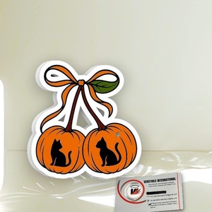 Plaque magnétique en acrylique pour extensions de cils, personnalisable avec logo, motif nœud orange et diamant, forme cœur et fleur, réutilisable et écologique - Product Image 3
