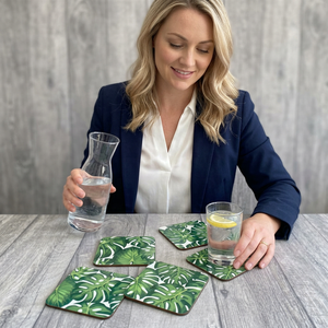New Arrival Standard Quality Printed MDF coaster Set at Affordable Price Manufacturer and Exporter From India By Handmade C - Product Image 1