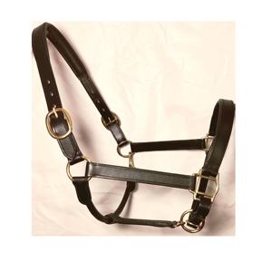 Vente en gros de luxe personnalisé anatomique équitation cuir licou cheval cuir licou - Product Image 3