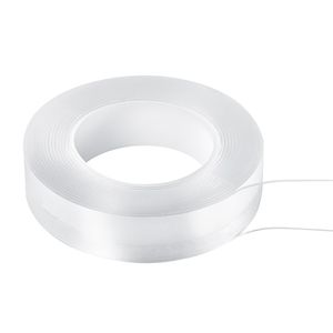 Pesante 16 ft lungo doppio lato nastro Nano montaggio chiaro a parete su due lati nastro forte adesivo riutilizzabile per auto casa ufficio - Product Image 1
