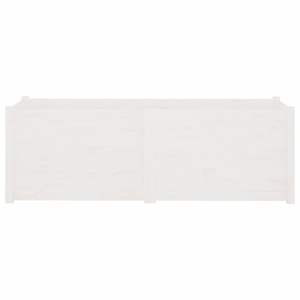 Fioriera da Giardino in Legno di Pino Bianco Massiccio 59,1 X 19,7 X 19,7 Pollici Vasi e Fioriere - Product Image 3