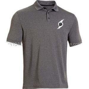 POWER PUNCH T-shirt de golf pour homme - Manches courtes en jersey polyester/coton, anti-boulochage, séchage rapide, respirant, imprimé motif - Product Image 2