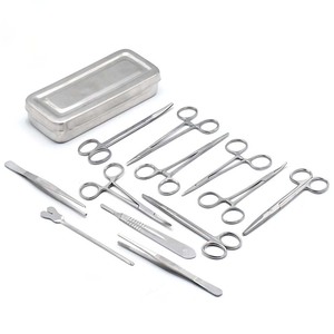 Juego de Instrumentos Quirúrgicos de 13 Piezas, Kit de Cirugía Menor + Estuche, Herramientas Médicas con Certificación CE ISO de Tegra Surgical - Product Image 4