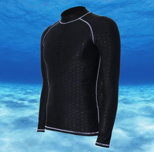 Haut de compression pour homme à manches longues, anti-UV, séchage rapide, respirant, en Spandex et Polyester, pour le sport - Product Image 5