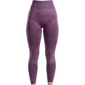Wholesale Fashion New Women Ditsy Floral Suede Skinny High Waist <b>Scrunch</b> Breathable Thick Knitted Polyester Printed <b>Leggings</b> - Product Image 5
