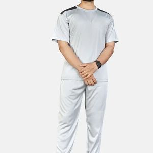 Ensemble de survêtement pour homme de qualité supérieure, t-shirt et pantalon, vêtements de sport légers, tenue d'entraînement estivale pour la salle de sport, vêtements décontractés élégants - Product Image 3