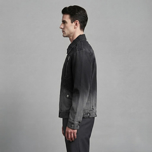 Hot Sale zip Up Regular Cotton <b>Denim</b> <b>jacket</b> for man Vintage washed Streetwear Windproof Washed <b>Denim</b> Jeans <b>Jacket</b> For men's - Product Image 2