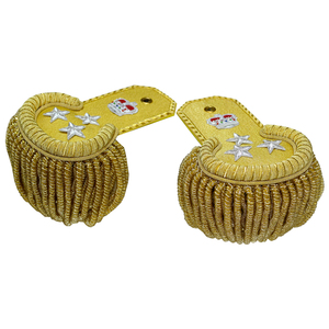 Épaulettes Cérémonielles Haut de Gamme Écologiques 3D Personnalisables avec Logo et Couleurs au Choix – En Vente - Product Image 1