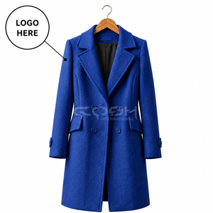 Cosh International, Ropa Griega Personalizada con Logotipo, Chaqueta Larga Elegante y Ajustada para Mujer de la Hermandad Delta Sigma Sorority - Product Image 1