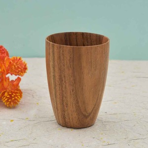 Verre à bière artisanal en bois de Jamun Bela, jetable, à grain de bois naturel, pour la maison, les fêtes et le camping - Product Image 2