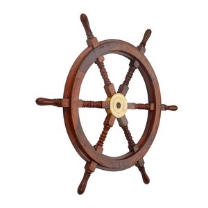 Volant de bateau en bois naturel fait main et écologique |   Porte-bougie mural au design moderne |   Artisanat en bois de haute qualité |   Parfum - Product Image 2