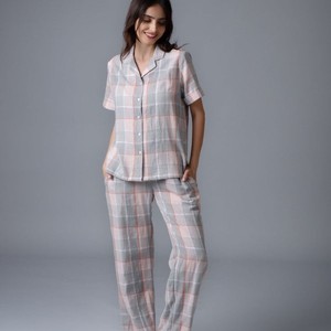 Conjunto de Pijama para Mujer con Estampado Floral, Ropa de Dormir Ligera de Rayón, Ropa de Noche de Verano, Ropa Cómoda para el Hogar de Uso Diario Informal - Product Image 6