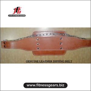 เข็มขัดพยุงหลังหนังแท้แบบปรับได้ JUST FITNESS GEARS สำหรับผู้ใหญ่ ยกน้ำหนัก กันลื่น ทนทาน ระบายอากาศได้ดี ระดับมืออาชีพ - Product Image 4