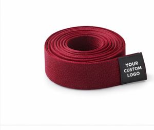 เข็มขัดบราซิลเลียนยิวยิตสูแบบสั่งทำสำหรับผู้ชายและผู้หญิง คุณภาพสูง สำหรับการฝึกซ้อมและการแข่งขัน - Product Image 2