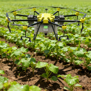 โดรนพ่นยาทางการเกษตรระดับไฮเอนด์ 8 แกน ความจุ 100 ลิตร ถัง 95 ลิตร ระยะพ่น 8-20 เมตร อัตราการไหล 8-16 ลิตร/นาที วัสดุคาร์บอนไฟเบอร์ สำหรับการเกษตรแม่นยำ - Product Image 2