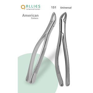 Pinzas de Extracción Dentales de Acero Inoxidable con Patrón Americano, de Alta Calidad, Más Vendidas - Product Image 6