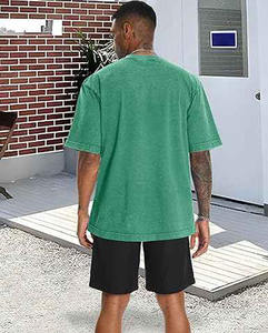 Camiseta clásica extragrande para hombre, de algodón suelto, cuello redondo, tela transpirable, estilo casual, cómoda para uso diario, ropa de verano. - Product Image 2