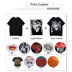 Camiseta Casual Holgada de Algodón de Color Sólido con Logo Plateado Personalizado para Mujer, Manga Corta, Verano - Product Image 5