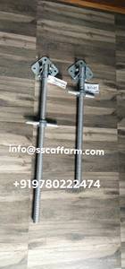 Thiết kế hiện đại có thể điều chỉnh vít <span class=keywords><strong>Jack</strong></span> thép mạ kẽm giàn giáo với xoay tấm cơ sở - Product Image 4