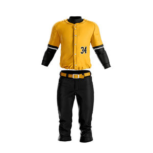 Tenue d'équipe professionnelle de baseball - Respirante, grande taille, manches courtes, dernier design, nouvelle arrivée - Product Image 1