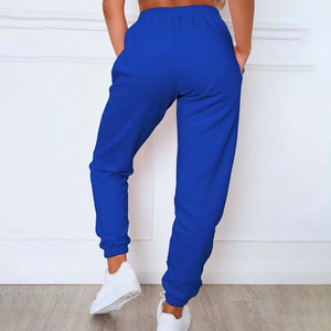 Ladies Fashion Streetwear Women's Solid Color 100% Cotton Cargo Pants Pockets Mid Waist <b>Drawstring</b> Closure Pants <b>Trousers</b> - Product Image 5