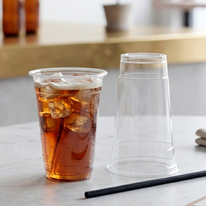 Clear PP/PET <b>Plastic</b> <b>Cups</b> 95mm Round for Beverage Use Disposable Single Wall <b>Cup</b> - Product Image 1